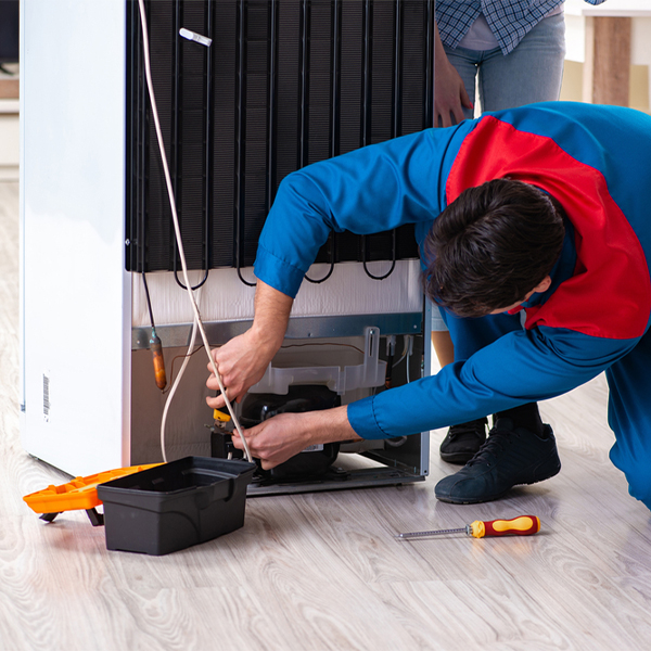 how much do you charge for refrigerator repair services in Farm Loop AK